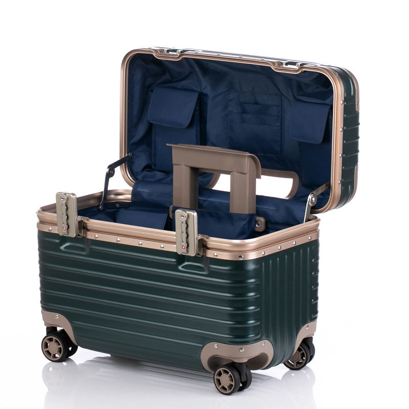 Captain's Luggage 20 Inch Flip Top Trolley Case Small Carry On Suitcase 18 Inch Tool Case Camera Bag Photography_voghion.com