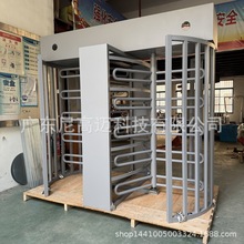 尼高迈双机芯单向门加厚不锈钢喷涂各种颜色的全高转栅防尾随门禁