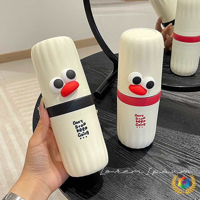 ↬折叠漱口杯高颜值便携旅行漱口杯洗漱杯套装家用二合一牙刷牙膏