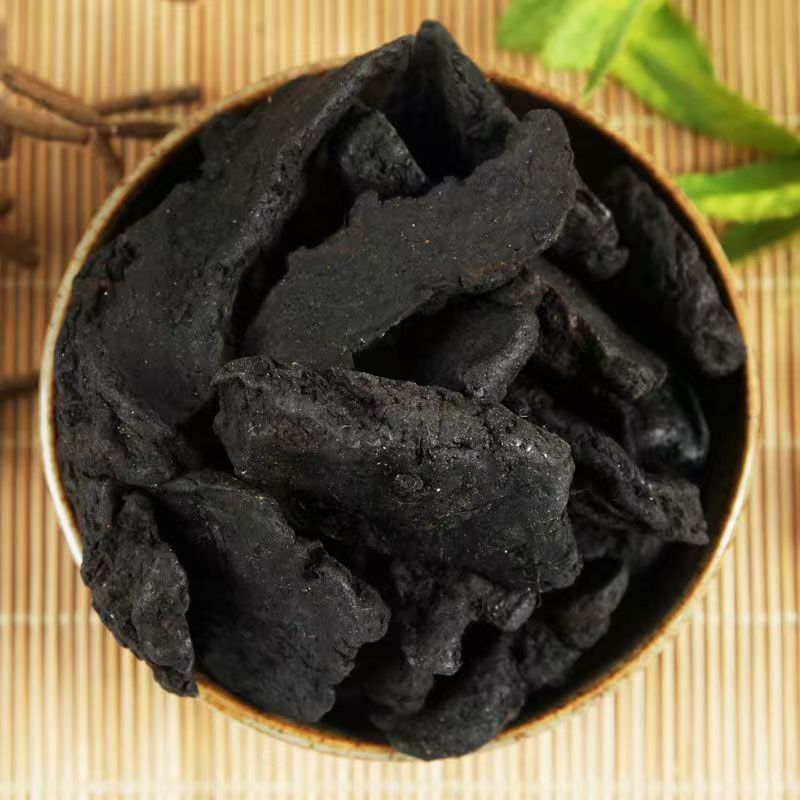 Prepared Rehmannia Root Slices Shu Di Huang 500g Dried Herb for Decoction and Soup quality and texture