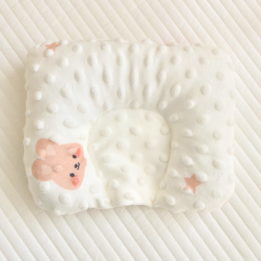 Almohada de formación recién nacido 0-6 meses bebé temprano Bao'an Fuing almohada Bebé y niños pequeños Beanie terciopelo anti-Desviación cabeza almohada