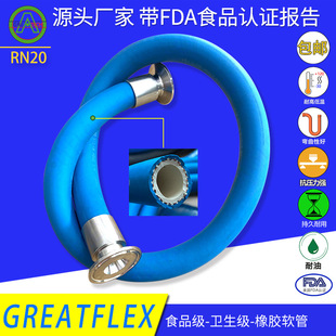 Food grade nbr gasoline engine oil lubricating oil conveying high temperature resistant antifreeze FDA clip line oil resistant rubber braided hose