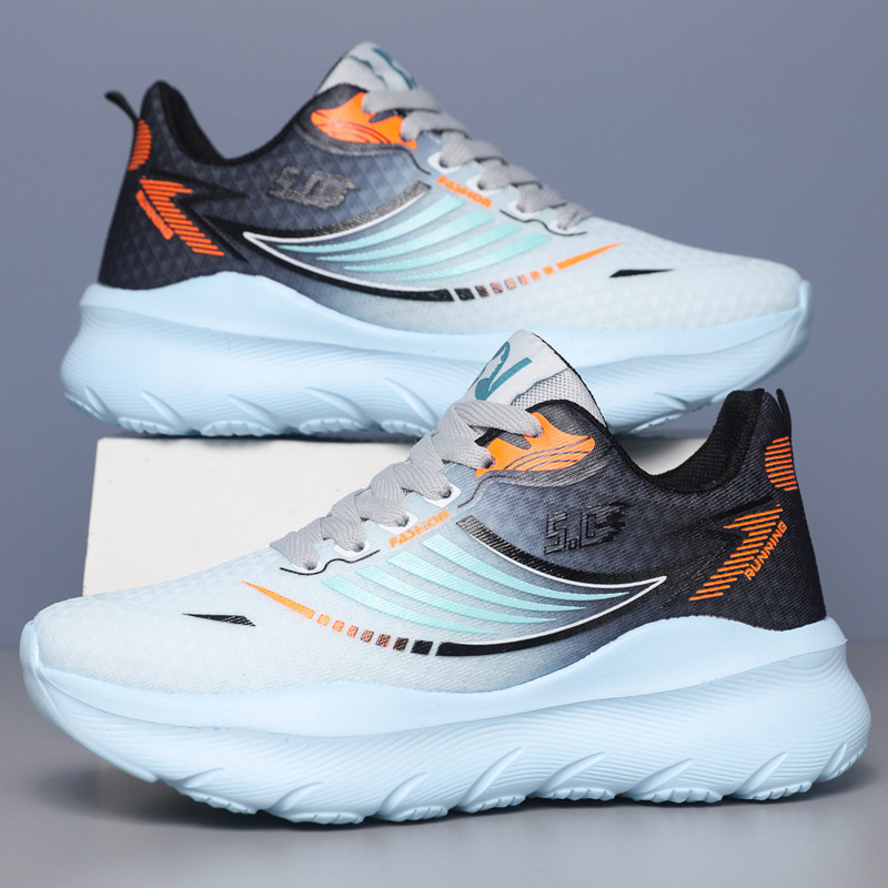 2025 nuevos zapatos deportivos ligeros para hombres y mujeres, zapatos casuales, moda transpirable, zapatos de hombre de todo fósforo, zapatos de mujer, zapatos de suela gruesa de primavera y otoño