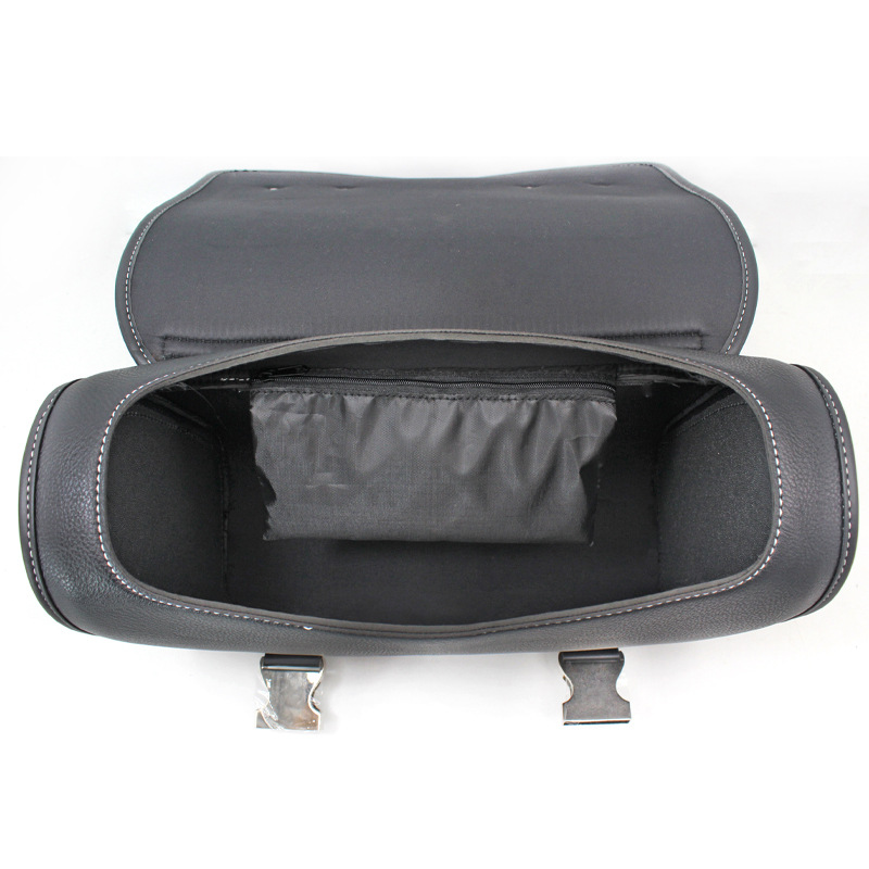 Scooter Motorcycle Django/Ns125L Retro Rear Tail Bag Leather Waterproof Hanging Bag Rear Seat Bag for Riders