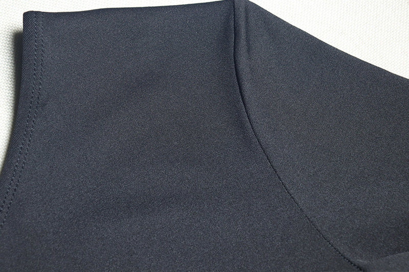 Personality Slim Fit Solid Color Women Asymmetric dress Shoulder off Shoulder Collar Long Sleeve Mid Length Dress