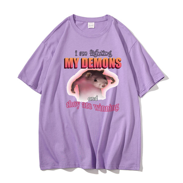 Men's women's cute T-shirt for leisure