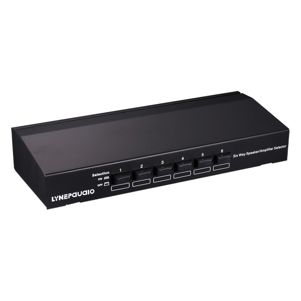 Altavoz estéreo de seis vías profesional/amplificador comparador selector bidireccional