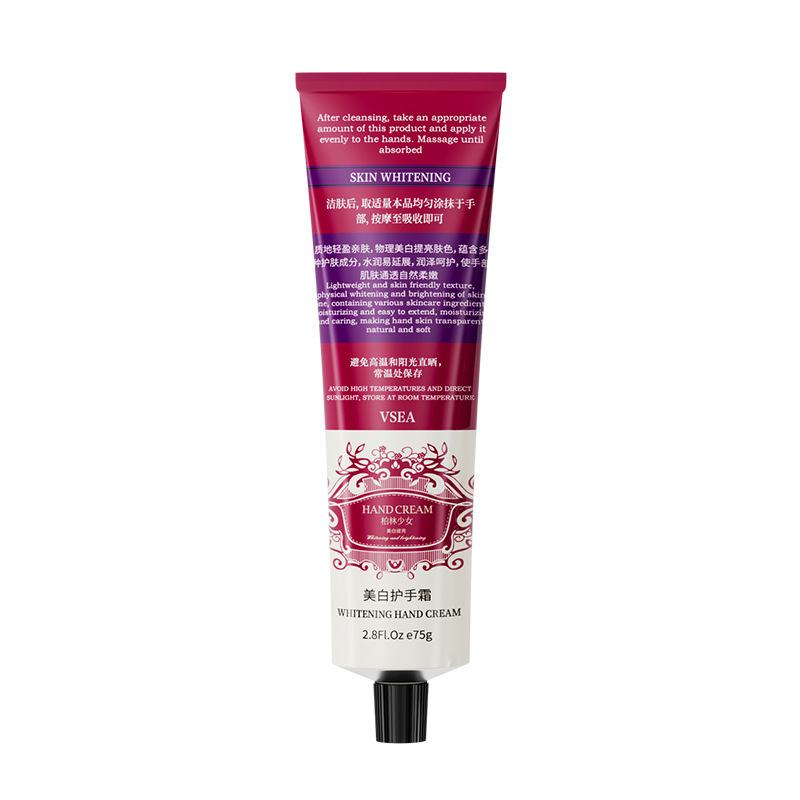 VSEA blanqueamiento perfumes crema de manos hidratante humectante mejora la secedad de alto valor de la piel mano fabricante de caja de regalo