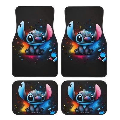 Mat Wear-resistant in stock, Avtomobil döşəmə paspasları - cartoon-car-floor-mats-26-3344cm-two-piece-set