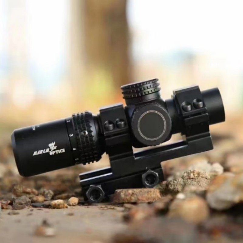 1.2 - 6 espejo de velocidad de mira ocho veces telescopio de alta definición modelo de equipo de pared de lanza juguete piezas de repuesto