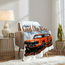 Y 70129 Cartoon Car Fleece Blanket ��ͨ����������̺�羳