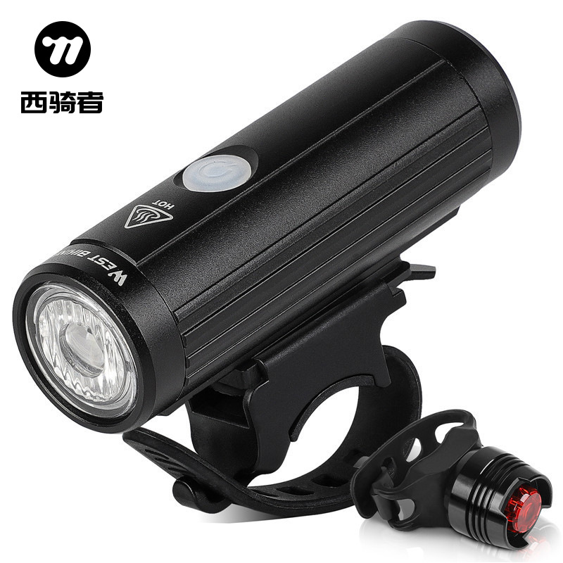 OESTE CICLISMO faro de la bicicleta noche montando luz fuerte linterna niños montando equipo de montar en bicicleta de montaña