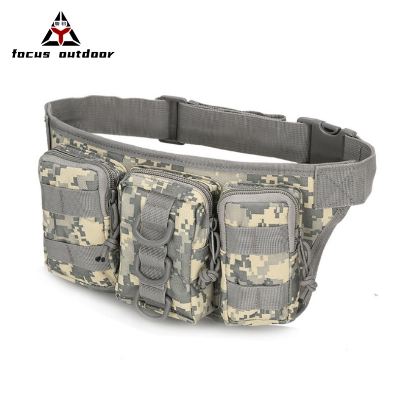 Bolsa de Cintura Táctica Multifuncional para Pesca, Estilo Militar, para Actividades al Aire Libre, Ligera, Impermeable, para Hombre