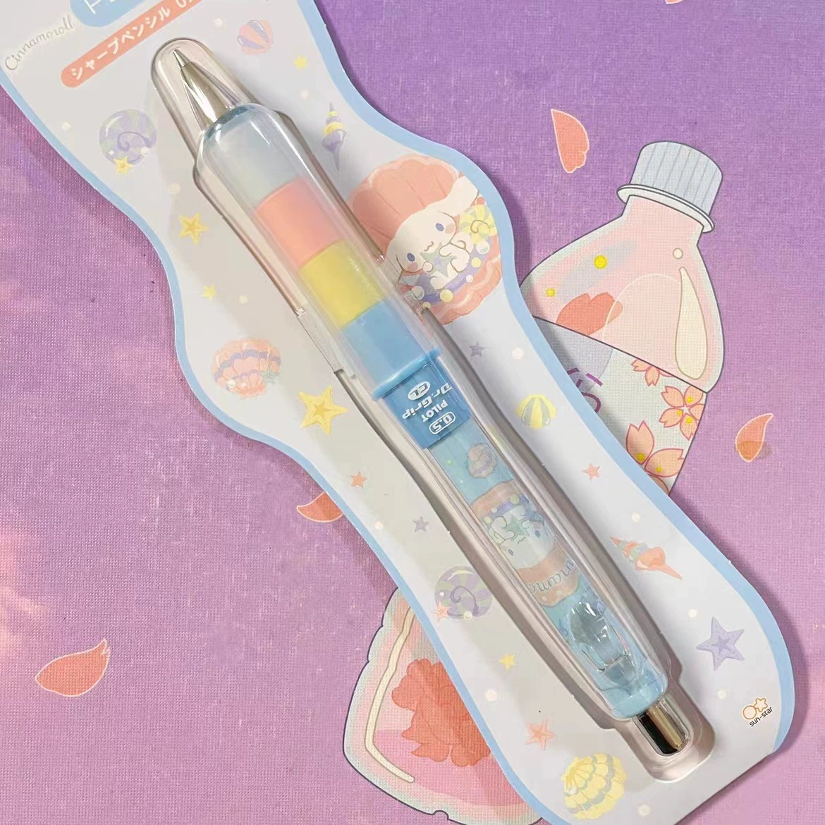 Japanese automatic pencil, (Physicals), new collection, with little bears, 0.5mm