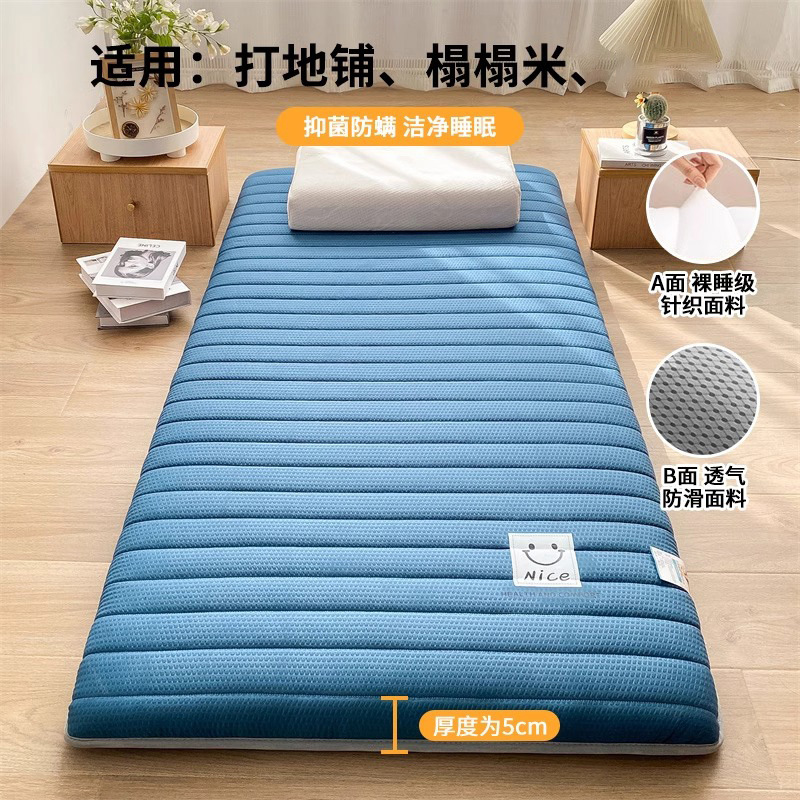 Colchón plegable cubierta de colchón blando doméstico dormitorio de arroz para estudiantes cama individual colchón especial para alquiler