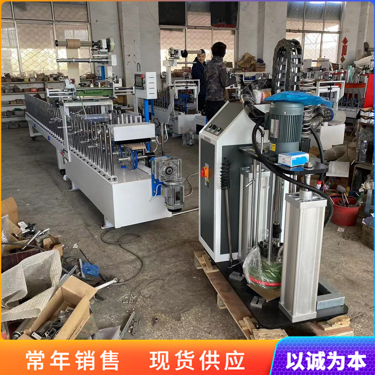 热熔胶木塑板胶合板木皮包覆机 曲面波浪板格栅板在线覆膜机