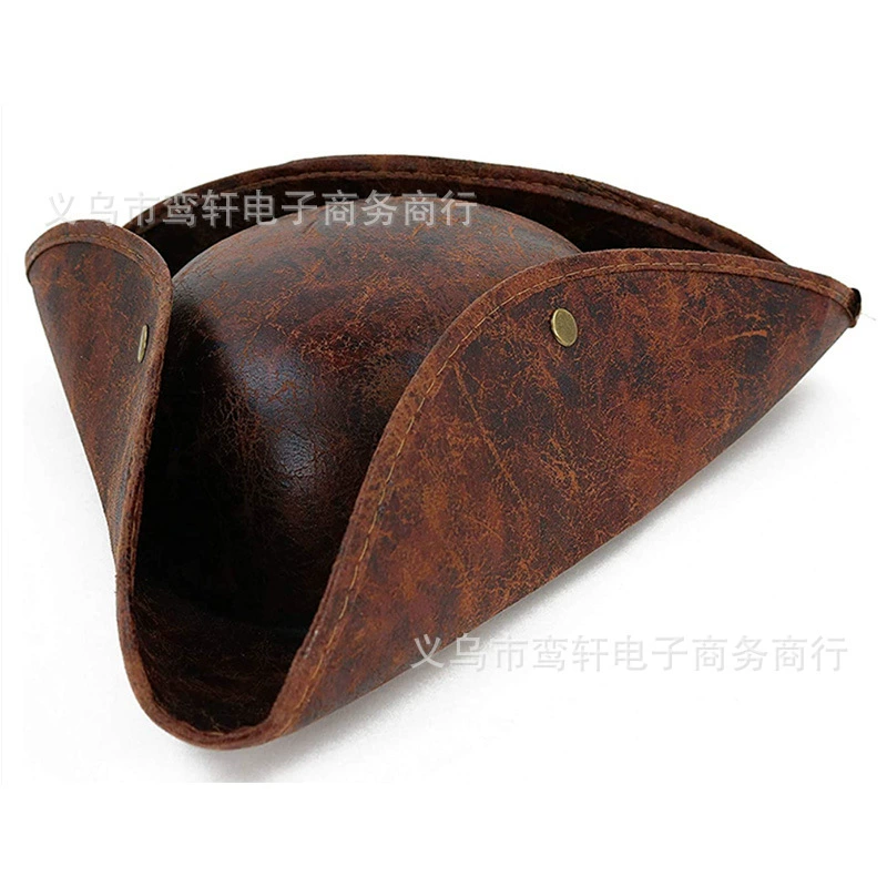 Пиратская шляпа Amazon для Хэллоуина из imitation leather Caribbean hat deer pillow pirate hat triangular hat character