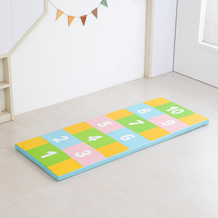 Daycare Early Education Digital Jumping Mat for Children, Soft Jumping Grids, Children's Physical Fitness, Sensory Training, Sports Equipment and Teaching Aids