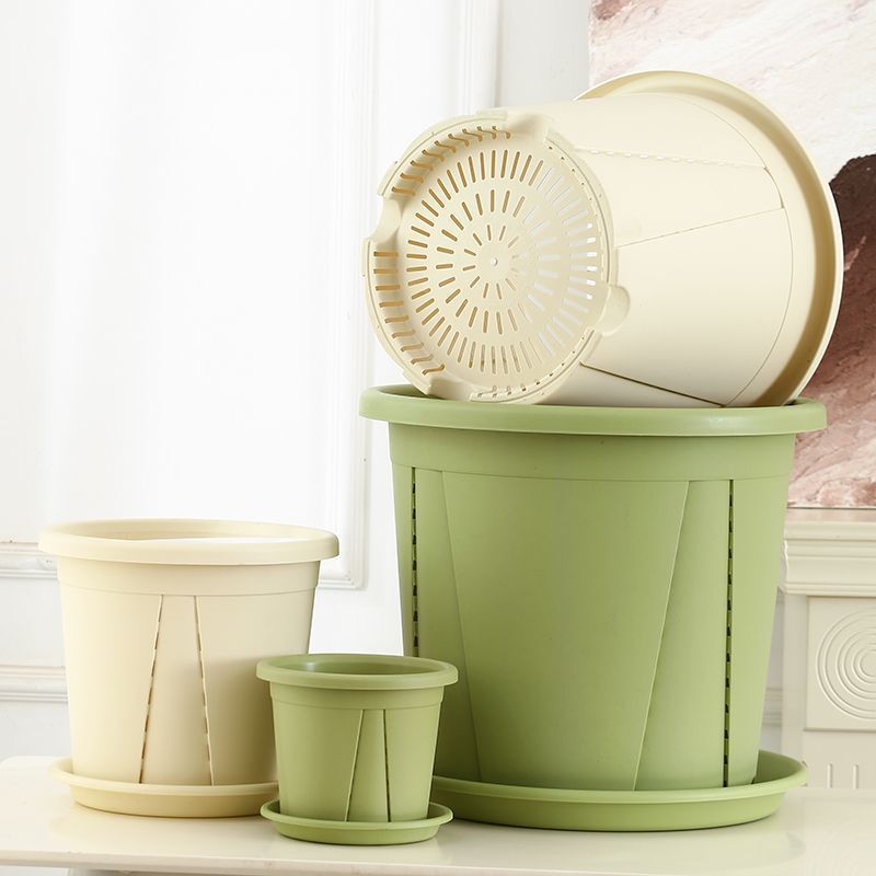 Three-Generation Qingshan Pots That Control Water and Prevent Root Rot, Large Gallon Pots for Outdoor Use, Suitable for Roses, Hydrangeas, Fruit Trees, and Planting Trees, Extra-Large Resin Pots