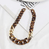 Trend design fashionable accessory, universal resin, necklace, chain, European style