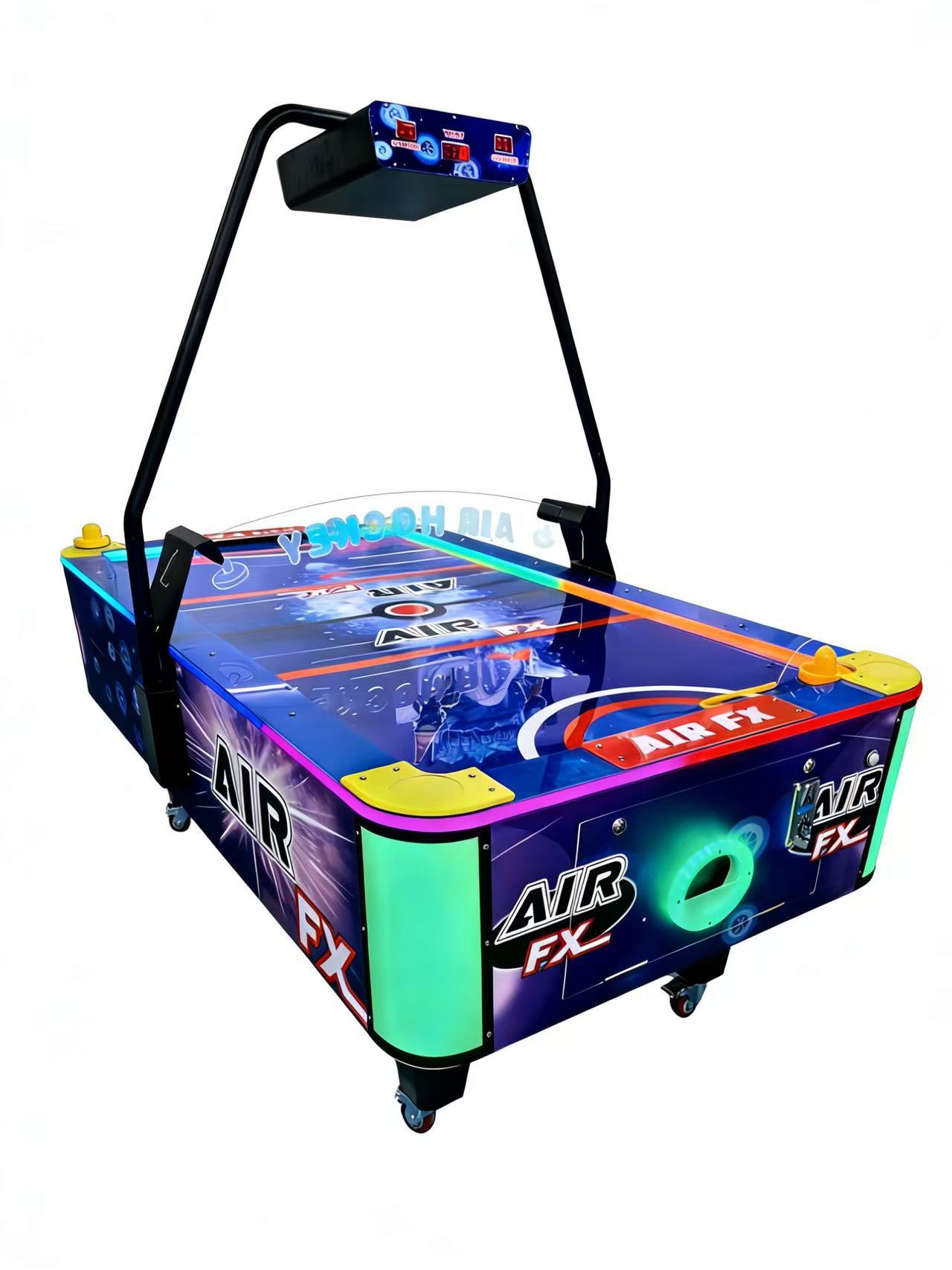 Hockey juego de monedas para padres e hijos equipo de ciudad de videojuegos para adultos multi-bola máquina de juego de hockey equipo de bola de cojín de aire