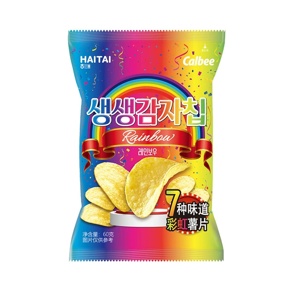Rainbow potato chips, 60G