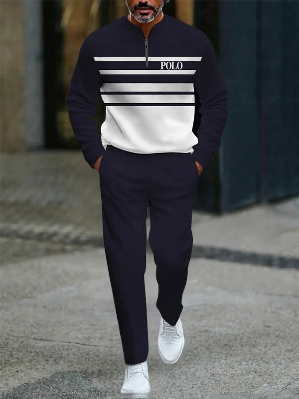 2025跨境男装欧美爆品外贸专供3d数码一整套休闲运动服男士套装|undefined