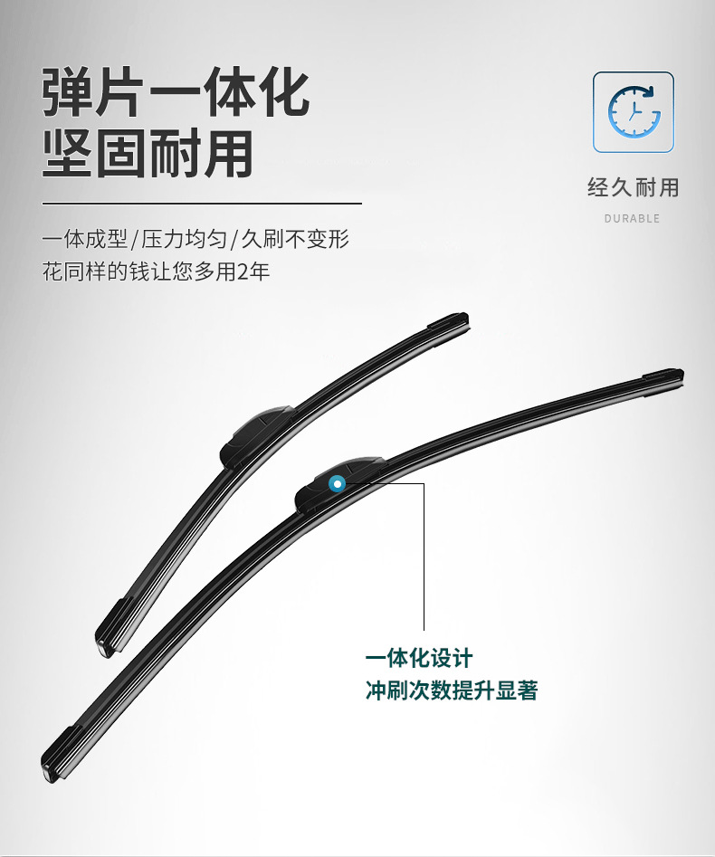 Suitable for Faw Audi Q5 Wiper Blades Q5L, Suitable for High-Definition Upgrade Boneless Rubber Strips, Special Front and Rear Wiper Blades