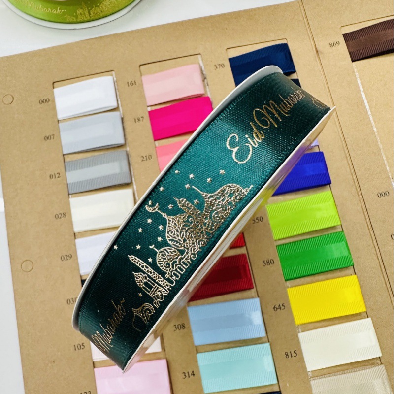 Ventas transfronterizas de castillo de fijación en caliente con decoración de vacaciones arco diy2cm de ancho fábrica de cinta directa