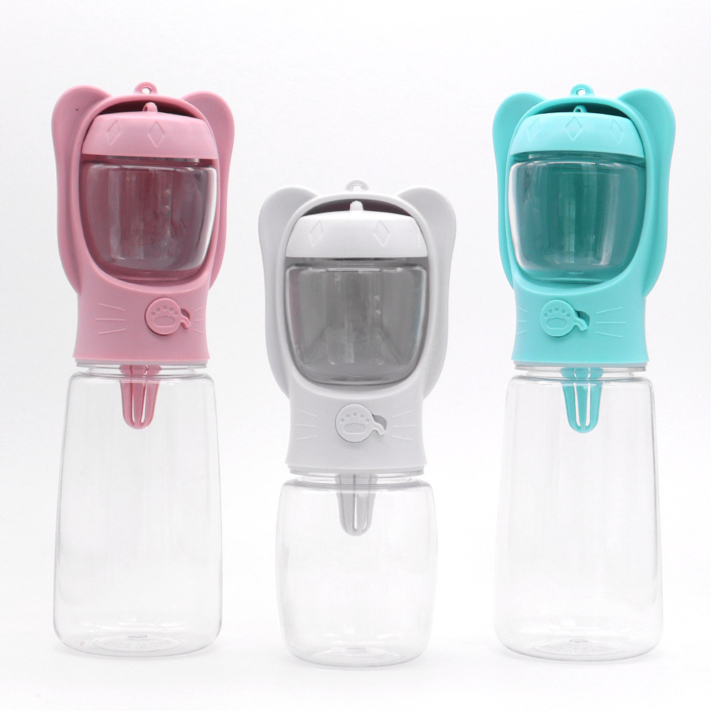 Taza de agua para perros, botella de agua para perros, taza para mascotas, taza de comida de agua portátil, bebedero, equipo de agua para perros y gatos al aire libre