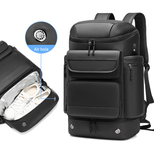 Travel Bag Men's Outdoor Mountaineering Waterproof Extra Large Capacity School Bag Business Trip Travel Luggage Bag Short-Distance Computer Backpack