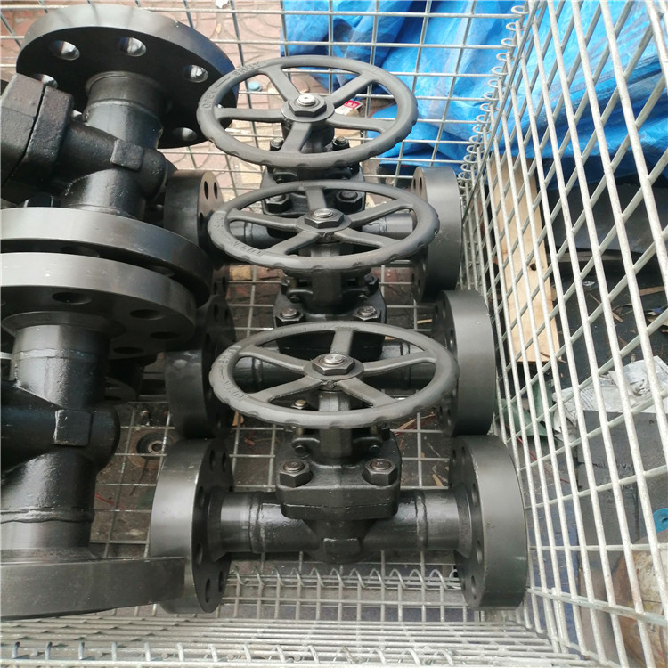 Z41Y-10C Z41H-10C A105N锻打大连式闸阀 手动法兰楔形闸阀