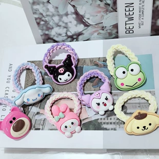 Детские плетёные резинки для волос Sanrio набор