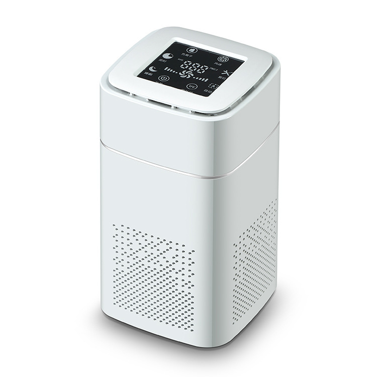 Desktop Household Countertop Air Purifier Office Smoke and Odor Removal Negative Ion Digital Display Purifier Formaldehyde Removal
