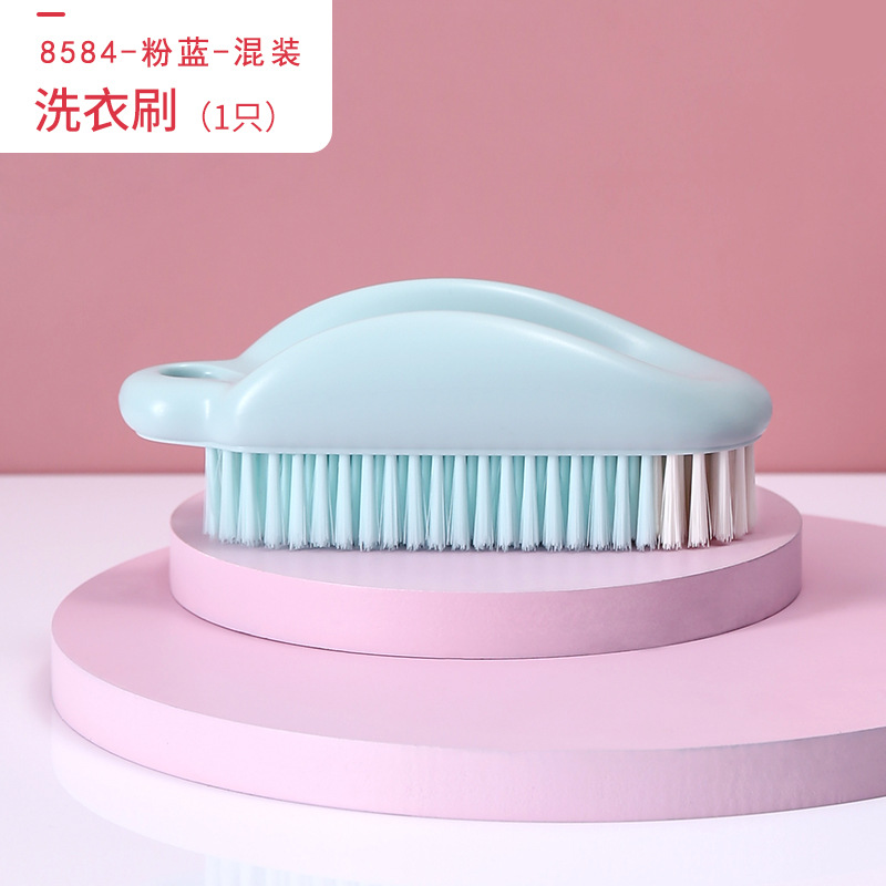 8584 세탁 브러시-핑크 블루 혼합 팩