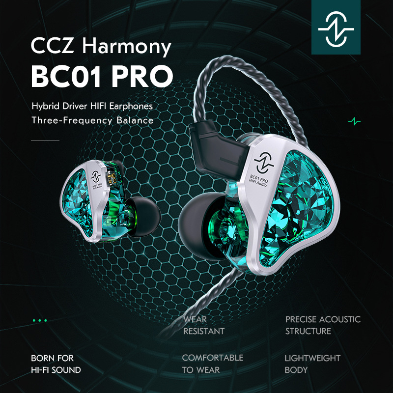 Cczaudio Harmony Bc01Pro Chord Hifi Headset Game Live Broadcast Stage Monitoring Ear Return