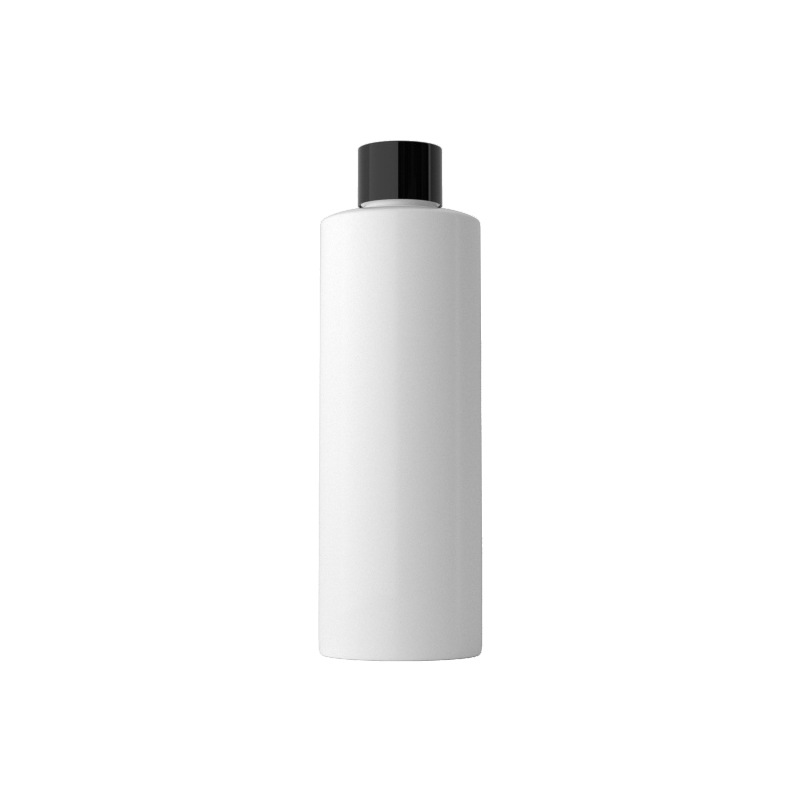 Langwei 200ml hombro plano botella de tapa de botella de tapa ordinaria botella de loción de tóner sub-botella de plástico PET botella de tapa ordinaria