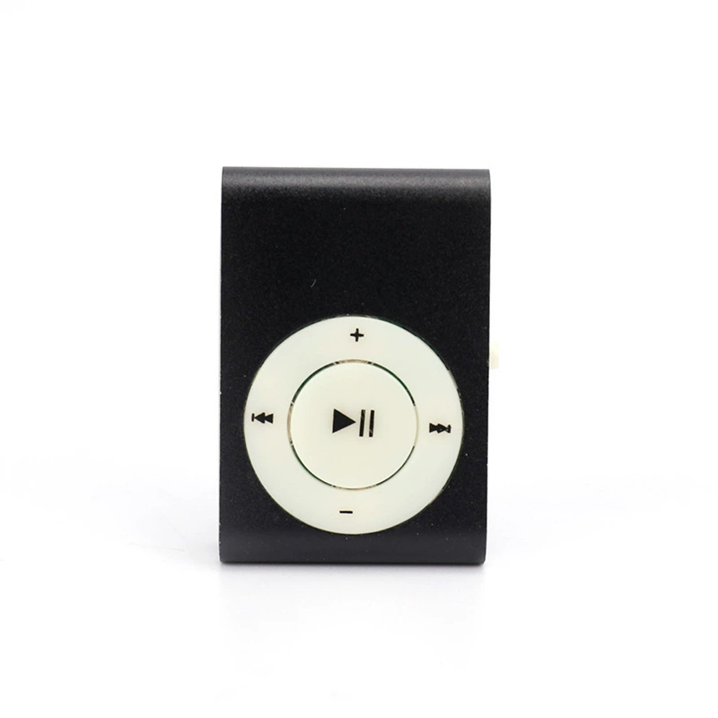 Портативный MP3-плеер, металлический корпус, клипса, поддержка TF-карты, аккумулятор 3.7V
