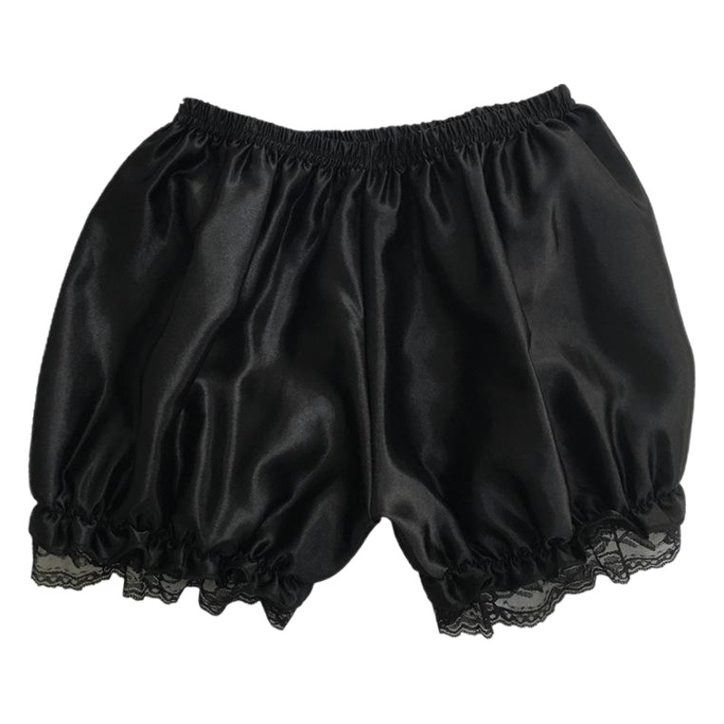 Fabricante en stock de encaje de tres puntos linterna pantalones cortos de calabaza anti-exposición pantalones de seguridad polainas mujeres pueden usar fuera de verano