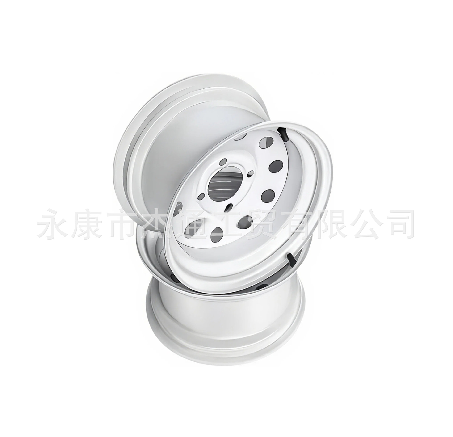 Four-Wheel Motorcycle Parts, Electric Mobility Scooter, Golf Cart, 12inch Iron Wheel Hub, 101.6mm Hole Spacing Rim