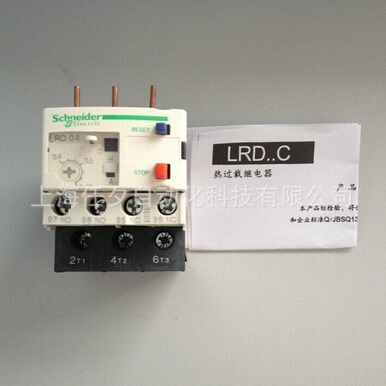 施耐德热过载继电器LRD06C整定电流1-1.6A
