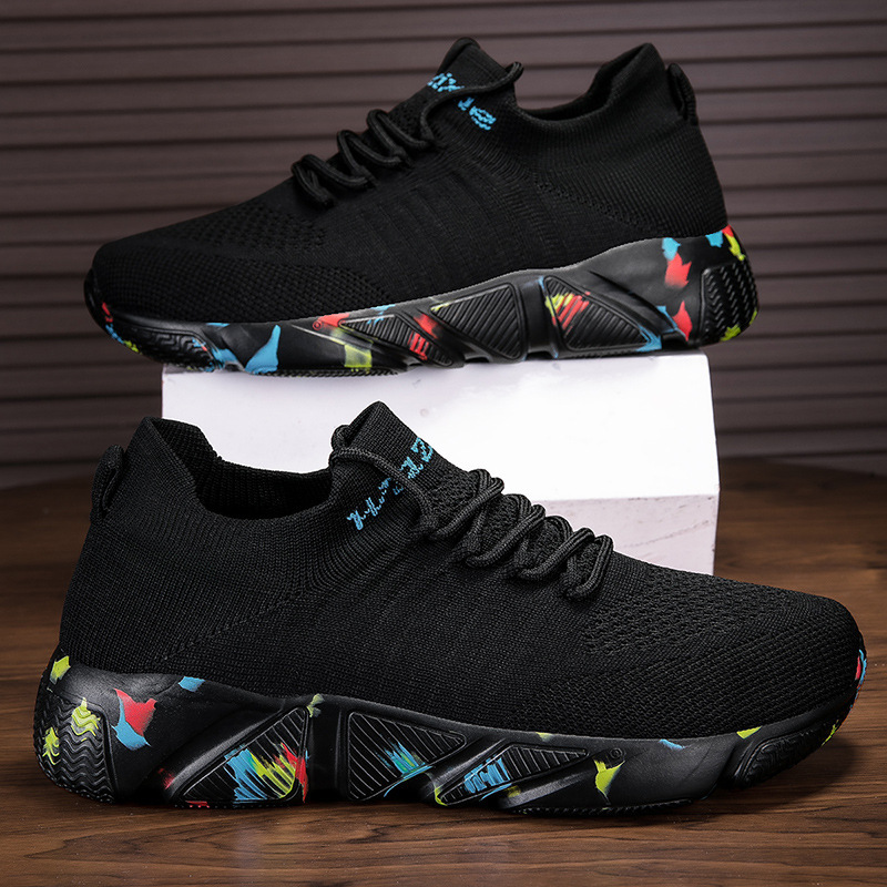 Cross-border New Wide Bolt Couple's Socks Shoes Casual sneaker Barefoot Shoes Wide Foot Fat Men's and Women's Shoes Cross-border plus size
