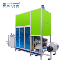 速度快产量高模具可更换的全自动小型55吨铝箔锡纸容器生产线