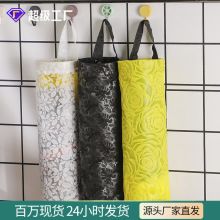 壁挂式袋垃圾袋鞋塑料袋收纳免打孔带提手挂袋储物厨房壁挂收纳