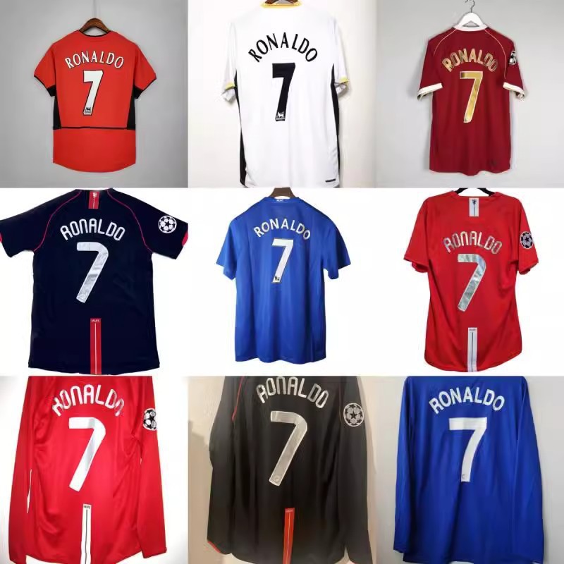 Mançester Yunayted Retro Futbol Forması 07/08 Çempionlar Liqası