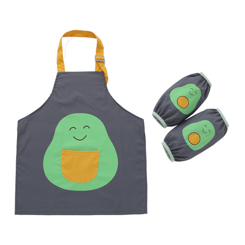 Children's painting smock baby waterproof bib reverse dressing kindergarten apron painting art sleeveless cartoon suit