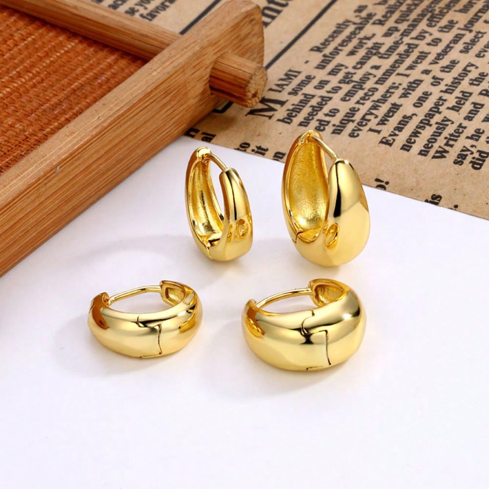 Titanium Hoop And Stud Earring Set For Men Hypoallergenic Daily_voghion.com