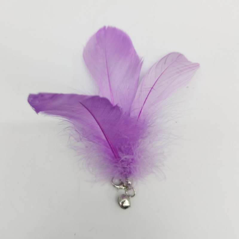 『연보라색』깃털 교체 헤드