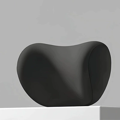 Waist support: Waist Support, Memory Foam Neck - mysterious-black-no-logo-on-headrest