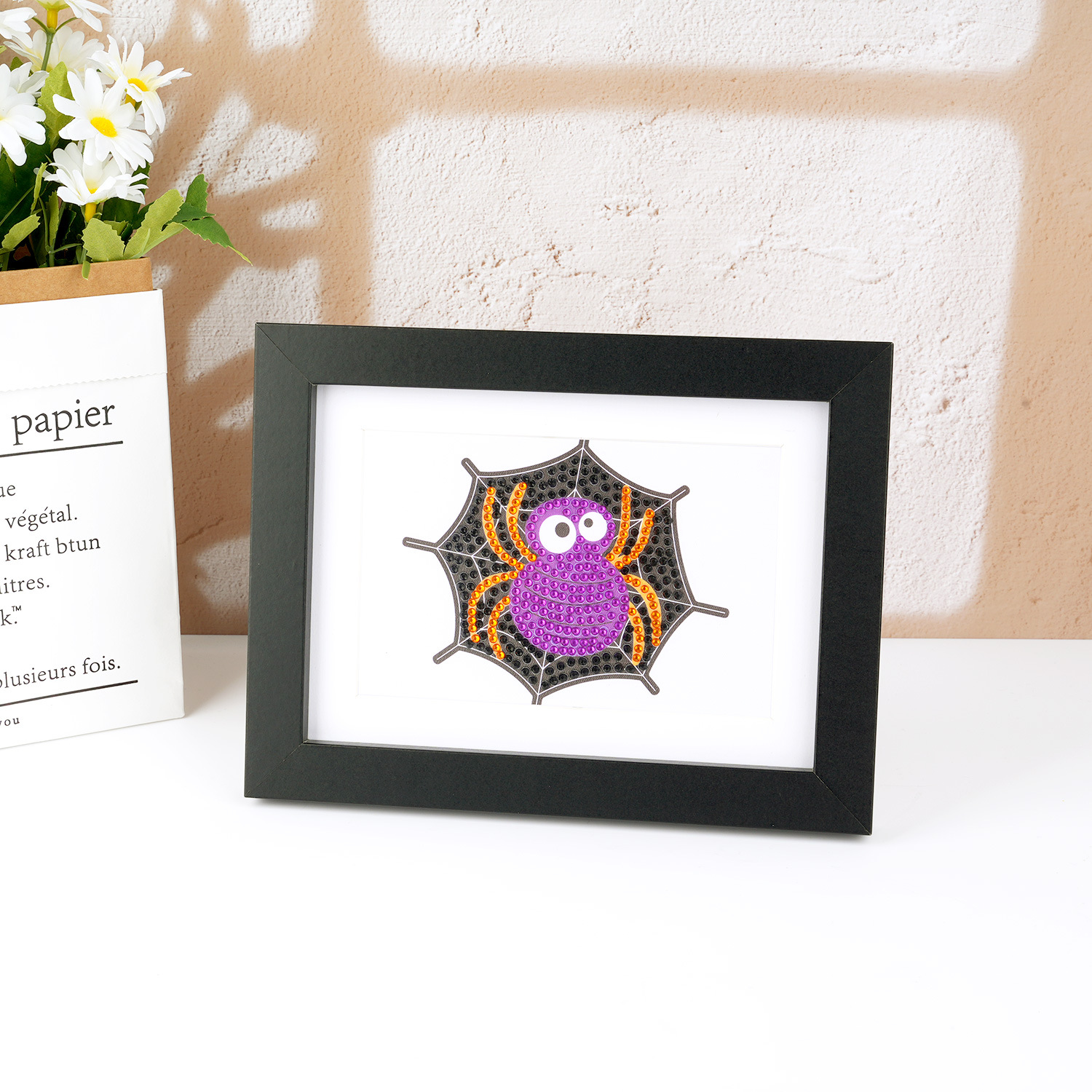 Diamante 5D 5 * 7 pulgadas sin marcos dibujos animados fiesta de Halloween extraña calabaza fantasma pintura decorativa transfronteriza